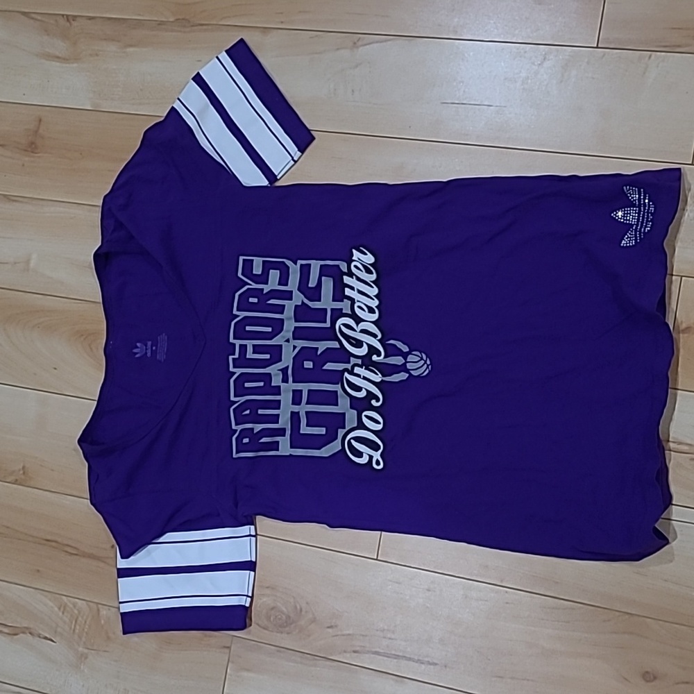 Adidas Raptors Girls women's medium shirt